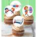 24 x Pre-Cut Boxing 2 Edible Stand up Wafer Paper Cupcake Toppers Cake Decorations Birthday Party Sport Martial Art - Buy Online on SooperMarket.com