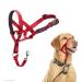 Halti head harness-prevents your dog from pulling on a leash simple adjustment light with a padded nose strap anti-pull neck band for medium-sized dogs (size 3 red) 3 red