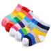 EPEIUS Kids Girls' 5 Pack Seamless Rainbow Stripes Crew Socks - Size Medium, Assorted Colors - Buy Online on SooperMarket.com