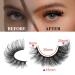 Ruairie 20MM 8D Dramatic Fluffy False Eyelashes Pack - 7 Pairs Wispy Cat Eye & Fox Eye Lashes - Buy Online on SooperMarket.com