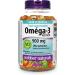 Webber Naturals Omega-3 900 mg Triple Strength & Vitamin D3 2500 IU Extra Strength 180 Softgels For Healthy Bones Teeth and Helps Prevent Vitamin D Deficiency 80 Omega + Vitamin D3 2500 IU - Buy Online on SooperMarket.com