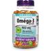 Webber Naturals Omega-3 900 mg Triple Strength & Probiotic 30 Billion Active Cells 8 Probiotic Strains 30 Capsules For Digestive Health Vegetarian 80 Omega + 30 Capsules - Buy Online on SooperMarket.com
