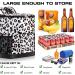 Wolka 35 Can Backpack Cooler - Insulated, Leak Proof, Waterproof, Lightweight - Ideal for Beach, Camping, Hiking - Snow Leopard Design - Great Gift for Men and Women - Buy Online on SooperMarket.com
