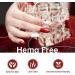 Beauty7 UV Nail Polish Set 6 Colours 7 ml Manicure Gift for Beginners Nail Art Salon DIY Gel Polish Shellac Nail Polish UV Gel Set for Nail Design Ruby Rose - Buy Online on SooperMarket.com