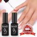 Kodi Professional Rubber Top & Base Gel Set | 12ml 0.42 oz | Long Lasting Nail Polish Kit | Non-Toxic & Scentless | Easy to Use | Cure Under LED/UV Lamp - Buy Online on SooperMarket.com