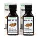 2 PACK Siberian Pine Nut Oil | 100% Natural Extra Virgin Cold Pressed 2x100 ml / 6.8 fl oz (2 bottles) | Unrefined Raw No-GMO Vegan | Exclusive Healthy Diet Food Grade