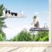 Cat Window Perch Hammock Seat with Metal Frame | Suction Cup Mount | 2 Covers | 35lb Capacity | Medium Size 11.8x20.5in | Indoor Cat Window Bed - Buy Online on SooperMarket.com