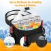 Insulated Leak Proof AUSQI Backpack Cooler - 45 Cans, Waterproof Thermal Bag - Portable & Lightweight, Ideal for Travel, Camping, Beach - Black - Buy Online on SooperMarket.com