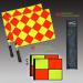 AGORA Pro Line Duo Premium Rotating Soccer Referee Flags with Case - Red/Yellow - Buy Online on SooperMarket.com