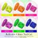 MEET ACROSS Neon Reflective Glitter Gel Nail Polish Set - Shimmery Sparkly Gel Art Varnish Kit for DIY Manicure - Soak Off LED Lamp Included - Buy Online on SooperMarket.com