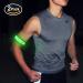Pack of 2pcs- LED Sports Saftey Flashing Reflective Armband with High Visibility Light up Glow in The Dark Bracelet for Cycling  Jogging  Walking and Running (Green) - Buy Online on SooperMarket.com