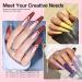Morovan Acrylic Nail Kit with Drill - Complete Professional Set for Beginners - Glitter Acrylic Nails DIY Art - Salon-Quality Supplies - A-FOUR SEASON - Buy Online on SooperMarket.com