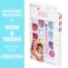 Expressions Girl 10pc Body Painting & Face Painting Kit - Trendy Kids Face Paint & Rainbow Body Makeup for International Shipping - Buy Online on SooperMarket.com