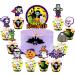 72 Pcs Halloween Cupcake Toppers Cupcake Liners Pumpkin 40 Pcs Cupcake Wrapper and 40 Pcs Cupcake Toppers muffin Case Trays for Halloween Birthday Decoration Party Supply (72 pcs) - Buy Online on SooperMarket.com