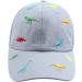 Xiaohawang Adjustable Dinosaur Embroidery Baseball Cap for Girls 2-6 Years - Sky Blue Summer Sport Hat - Buy Online on SooperMarket.com