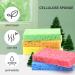 ARCLIBER Cellulose Heavy Duty Kitchen Sponges - 6 Pack, Multicolor - Scrub Tough Messes Without Scratching - Buy Online on SooperMarket.com
