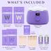 Waxxcity Waxing Kit for Women Men - 14oz Hard Wax Beads - Digital Home Wax Kit for Sensitive Skin - Brazilian Bikini Eyebrow Armpit Hard Hot Wax Pot - Purple - Buy Online on SooperMarket.com