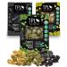 TPL 3 Pack Organic Bean Ribbon Cut Artisan Pasta Combo Sampler Pack Edamame Black Yellow Soy - Keto Low Carb Protein Gluten Free Bean Pasta