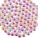 Beadsland 1440 pieces flat back rhinestones nail crystals rhinestones for nails transparent SS10 (2.7-2.8mm) transparent from SS10/1440PCs
