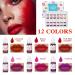 QIUFSSE 12 Colors DIY Lip Gloss Pigment Set - Natural High Color Rendering Red Warm Pigment for Lip Gloss Making - Set A - Buy Online on SooperMarket.com
