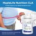 MapleLife Nutrition CLA Conjugated Linoleic Acid 1000 mg Promote Reduction of Body Fat Improve Muscle-to-Fat Ratio - Weight Management Metabolism Support Body Composition Antioxidant Maintain Overall Health 90 Softgels - Buy Online on SooperMarket.com