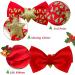 Azuza 2 Pack Cat Collar Breakaway with Bell and Removable Bowtie - Adjustable from 8-12 inches - Christmas Gift Set - Buy Online on SooperMarket.com