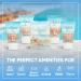Aqua Organics Hotel Soaps and Toiletries Bulk Set - 75 Piece All-In-Kit Amenities for Hotels & Airbnb | Travel Size Shampoo, Conditioner, Body Wash, Lotion & Bar Soap - Buy Online on SooperMarket.com