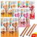 Pulla Variety Cat Sticks Cat Tasty Salmon & Trout Chicken & Liver Turkey & Lamb Beef and Rabbit - Sticks 24 Sticks (4pack)