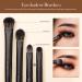 Jessup 10Pcs Eyeshadow Brush Set - Professional Eye Makeup Brushes for Blending, Liner, Crease & Brow - Elegant Black T337 - Buy Online on SooperMarket.com
