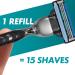 Gillette Mach3 Men's Razor + 12 Razor Blade Refills - Smooth Shave with 3 Blades - Buy Online on SooperMarket.com