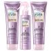 L'Oreal Paris EverPure Sulfate Free Glossing Shampoo, Conditioner, and Treatment Kit, pH Balanced, Intensifies Shine, Anti Fade, UV Filter, Argan Oil, Vegan, Paraben Free, Dye Free, Gluten Free, 1 kit