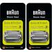 BRAUN 32S Series 3 Shaver Foil & Cutter Head Replacement Cassette - 2 Count | Premium Shaving Accessories Shipping Worldwide - Buy Online on SooperMarket.com
