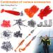 PLUSINNO 253/108pcs Fishing Accessories Kit - Tackle Box with Lures, Hooks, and Blades for Bass, Bluegill, Crappie - Buy Online on SooperMarket.com