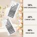 Cluster Lashes B09 D Curl 16mm - 72 Pcs | Natural DIY Eyelash Extensions | Soft Fluffy Individual Clusters | B&Q Lash Clusters - Buy Online on SooperMarket.com