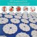 Tesion Acupressure Mat and Pillow Set Massager Cushion Ideal for Back/Neck Pain Relief and Muscle Relaxation Relieves Stress and Sciatic Pain. Bule - Buy Online on SooperMarket.com