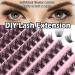 Bransfy 120 Pcs D Curl Cluster Lashes for Natural Look DIY Eyelash Extensions - Soft & Comfortable - Reusable - B01-0.07 D 8-16mm - Buy Online on SooperMarket.com