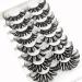 25mm 3D Fluffy Mink Lashes - 8 Pairs of Dramatic Faux Mink Eyelashes for Big Eye Makeup | Heracks - Buy Online on SooperMarket.com