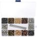 2700 Pcs Mixed Color Claw Beads Nailhead Round Dome Studs Kit with Storage Box - DIY Punk Rivets for Leather Craft and Accessories - Buy Online on SooperMarket.com
