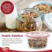 Tropgo Omega Mix 200g - Premium Nuts Seeds and Dried Fruit in Resealable and Recyclable Tub - Contains Fibre Protein and Essential Minerals - Wholesome Trail Mix - Healthy Snacks for All Ages - Buy Online on SooperMarket.com