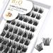 Cluster Lashes 14mm 72 Clusters B&Q Lash Clusters D Curl Individual Cluster Lashes Natural Eyelash Clusters DIY Lash Extensions Soft Fluffy Cluster Eyelash Extensions (B09 D-14mm) D-14 mm B 09