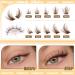 PHKERATA Brown Cluster Lashes Kit - Individual Eyelashes C Curl Extension Set with Glue, Seal, and Tweezers - Buy Online on SooperMarket.com