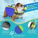 VavoPaw Small Dark Blue Dog Life Jacket with High Buoyancy and Rescue Handle - Adjustable Ripstop Safety Vest for Swimming and Boating - Reflective Stripes for Ultimate Visibility - Buy Online on SooperMarket.com
