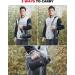 Buy Kemimoto 750ml/950ml/1.2L Water Bottle Holder - Adjustable Shoulder Strap Perfect for Hiking Camping & Fishing - Durable Black Bag - Buy Online on SooperMarket.com