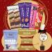 Deluxe Hot Chocolate Gift Set with 6 Variety Pack - Cadbury, Galaxy, Clipper, Maltesers - Includes Mini Marshmallows and Chocolate Spoon - Buy Online on SooperMarket.com
