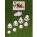 BirTee PRO Speed Golf Tees - Enhanced Durability - 8 Pack | Indoor Simulator Tees - White Plastic - Buy Online on SooperMarket.com