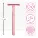 Bambaw Pink Double Edge Safety Razor for Women | Eco-Friendly Reusable Metal DE Razor | Best Safety Razor for Women - Buy Online on SooperMarket.com