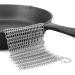 LauKingdom Stainless Steel Cast Iron Cleaner 316L - 8x6 inch Square Scrubber for Pan, Anti-Rust & Hygienic - Buy Online on SooperMarket.com