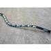 Gl cksHucke Turquoise Petrol White Browband for Horses - Hand-Sewn in Germany | Large Glitter Chatons & Silver Edging | Dark Brown Leather - Buy Online on SooperMarket.com