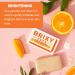 BRIXY Exfoliating Facial Cleansing Bar Even Skin Tone Rice Powder Vitamin C Ceramide Niacinamide | Soap Free pH Balanced Vegan | Healthy Skin Barrier - Buy Online on SooperMarket.com