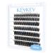 Lash Clusters 84 Pcs Cluster Lashes Eyelash Clusters DIY Cluster Eyelash Extensions Individual Lashes that Look Like Eyelash Extensions Natural Look Thin Band & Soft (Cirrus D-16) D-16mm Cirrus